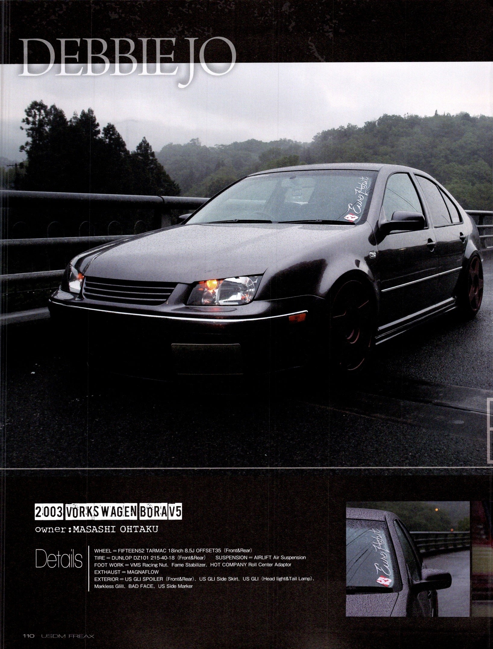 VOLKSWAGEN BORA collection From Japan (8X11)-SINGLE