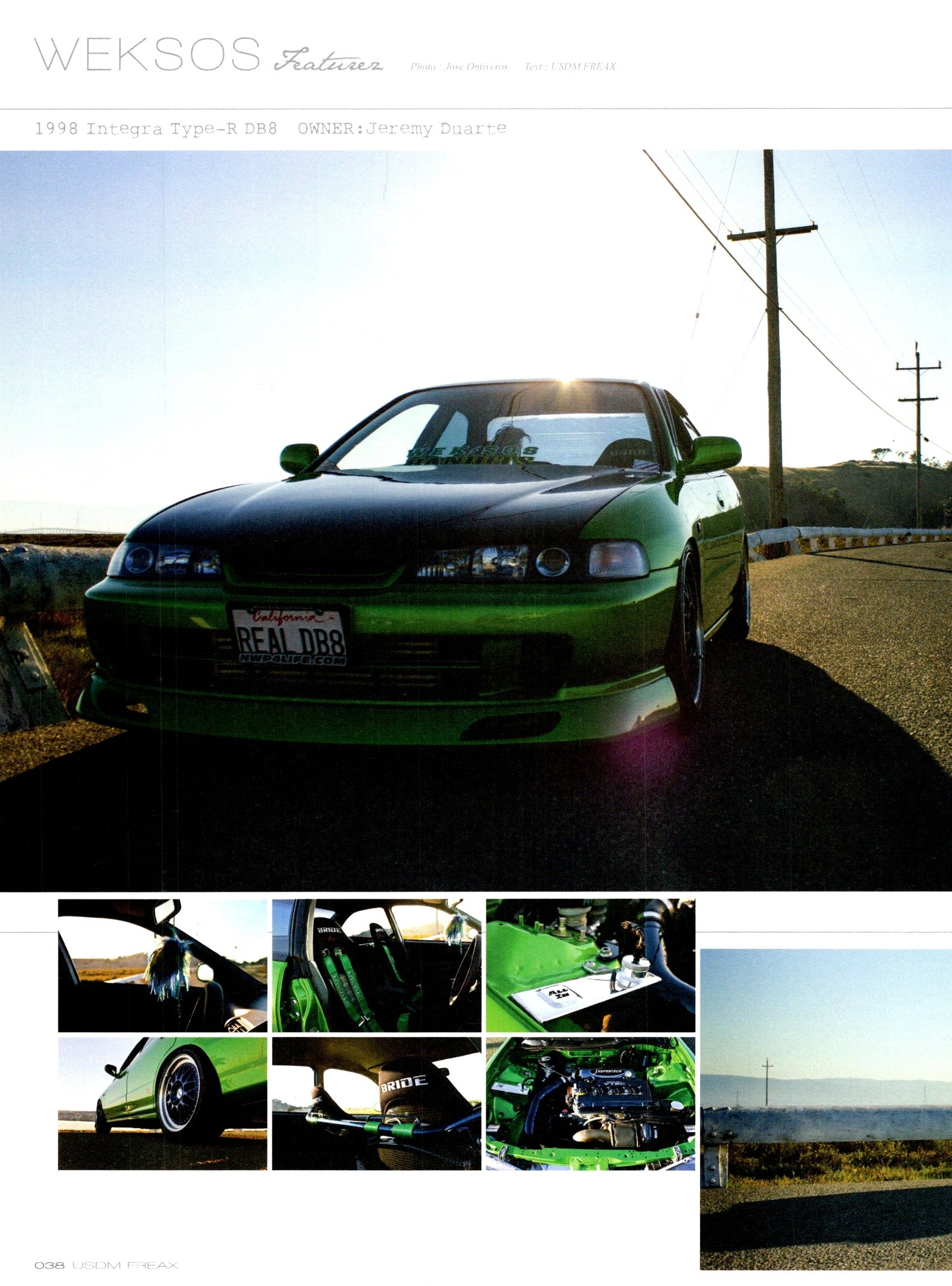 INTEGRA TYPE R X JEREMY DUARTE collection From Japan (8X11)-SINGLE