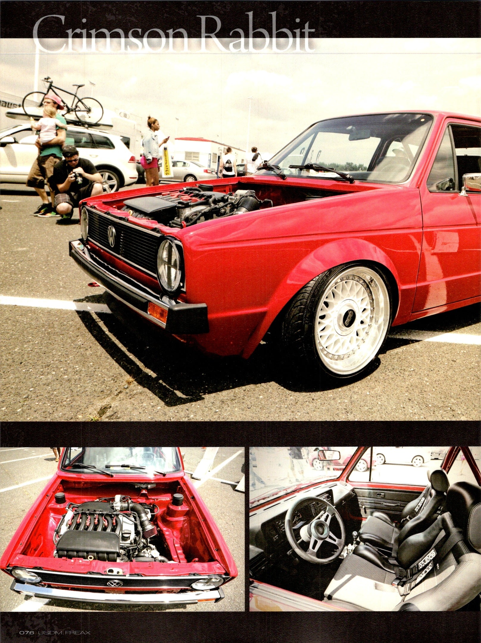 VOLKSWAGEN RABBIT 83' collection From Japan (16X11)-SET