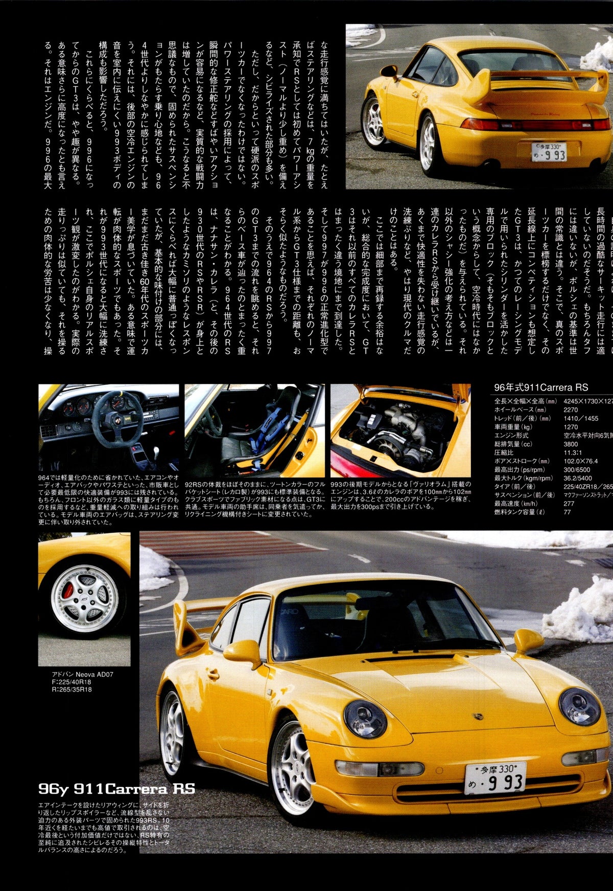 PORSCHE 911 x  collection From Japan (8X11)-SINGLE